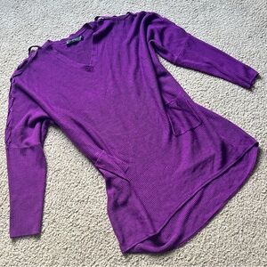 Purple Hi Lo Oversized NY&C Sweater